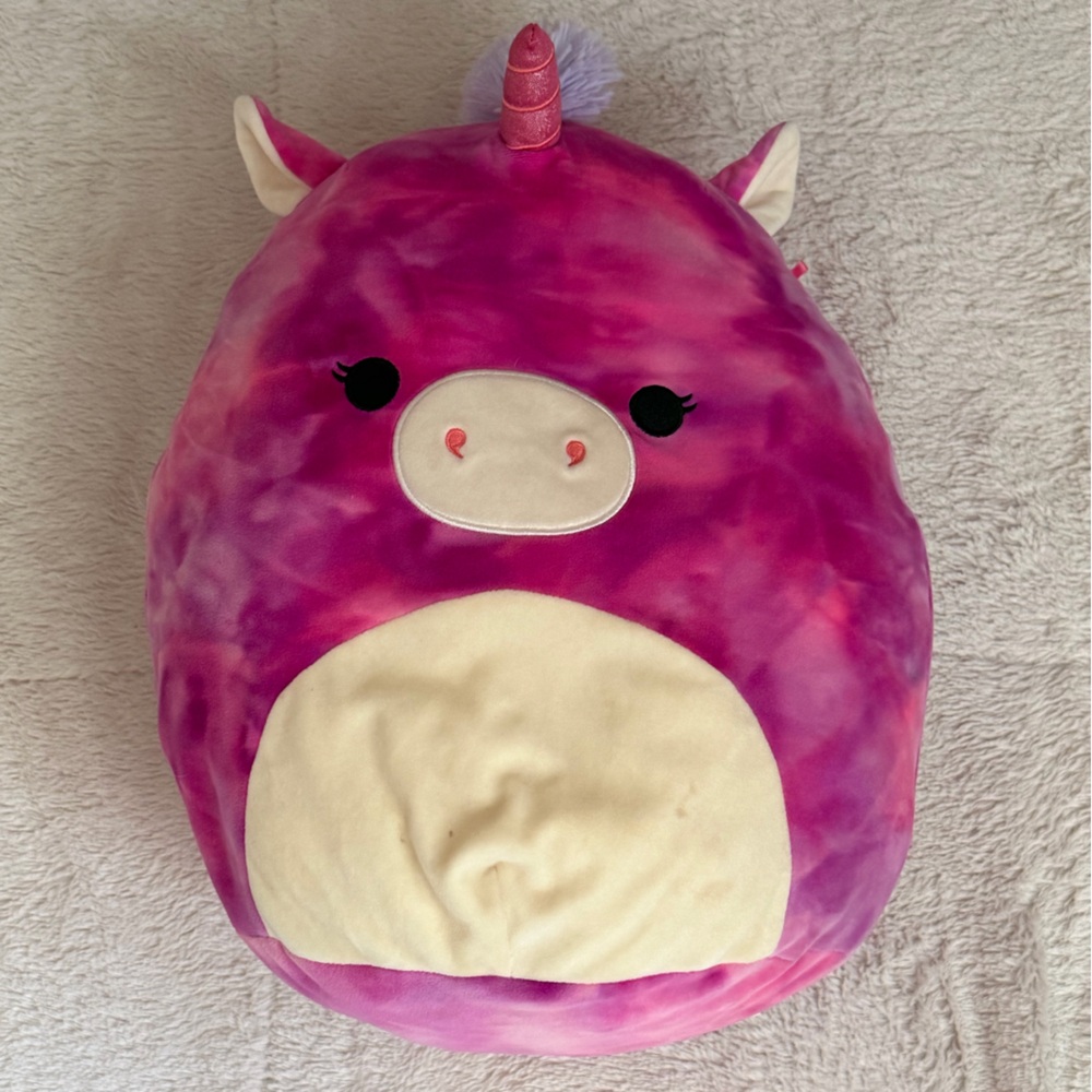 Pink and Cream Unicorn Squishmellow